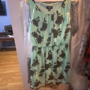 Sleeveless Mint green short dress